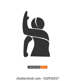 People Silhouette Vector in manequin style. Vector of Pictogram pose. Vector Illustration eps.10