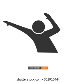 People Silhouette Vector in manequin style. Vector of Pictogram pose. Vector Illustration eps.10