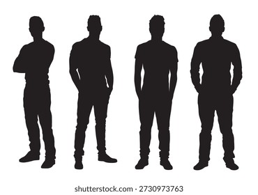 Menschen Silhouette Vektorgrafik
