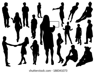 People Silhouettes