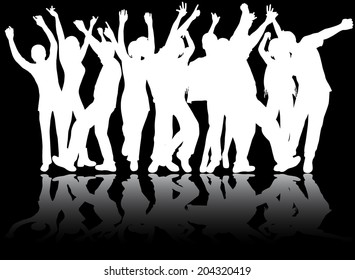People silhouettes