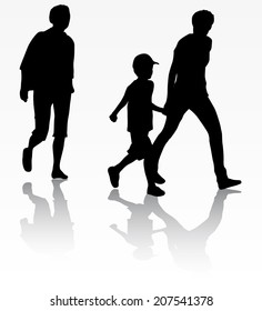 People silhouettes