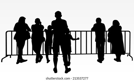People silhouettes