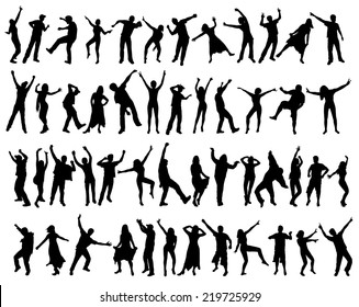 People silhouettes