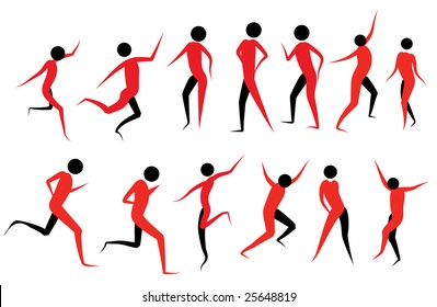 people silhouettes