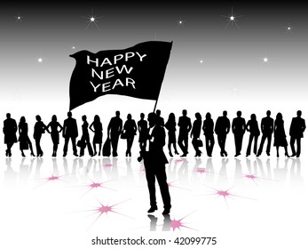 people silhouettes