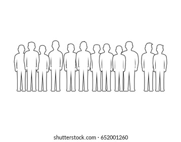 people silhouettes