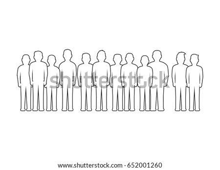 people silhouettes