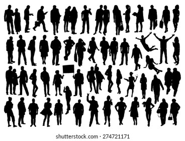 267,121 Simple people silhouette Images, Stock Photos & Vectors ...