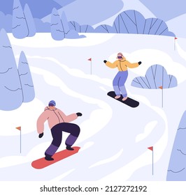 Snowboard Art Skiing Winter Fun Snowboarding Downhill Snowboard Skier Snowboarder
