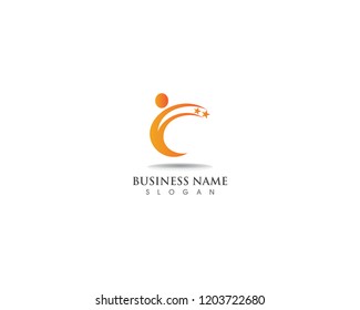 people smart logo and vector illustration