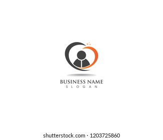 people smart logo and vector illustration