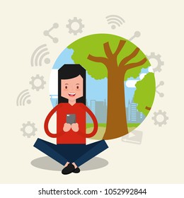people smartphone device