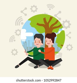 people smartphone device