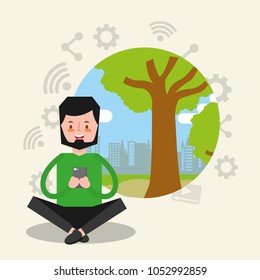 people smartphone device