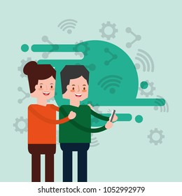 people smartphone device