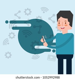 people smartphone device