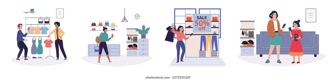 People with smartphone. Vector illustration. The popularity smartphones has transformed way people communicate and interact People with smartphones can easily reach out and communicate with others