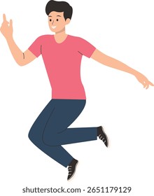 People with Smile Expression. World Smile Day. Flat Cartoon Vector Character