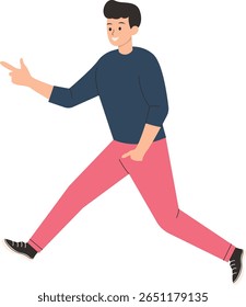 People with Smile Expression. World Smile Day. Flat Cartoon Vector Character