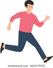 People with Smile Expression. World Smile Day. Flat Cartoon Vector Character