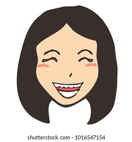 People Smile Face Cartoon