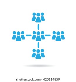 People Social Connection Icon