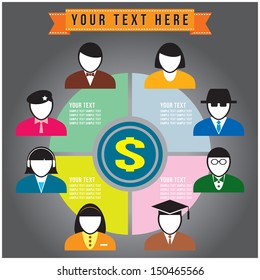 People in social media infographics