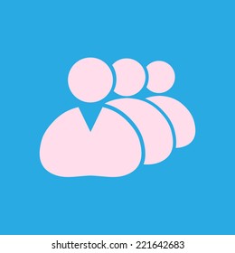 People or social sign icon. 