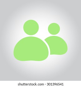 People or social sign icon. 