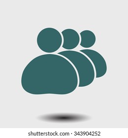 People or social sign icon. 