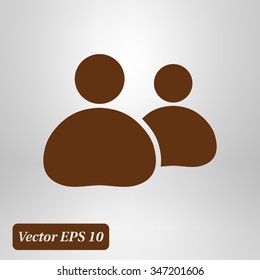 People or social sign icon. 