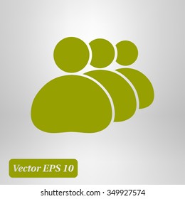 People or social sign icon. 