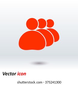 People or social sign icon. 
