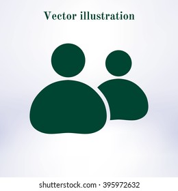 People or social sign icon. 