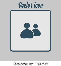 People or social sign icon. 