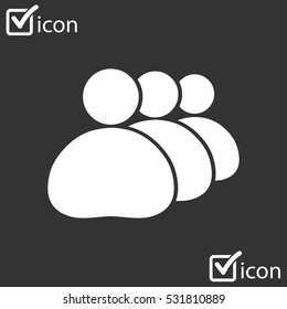 People or social sign icon. 