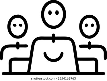 People with Sparkling Conference Rooms and Happy Smiles concept as A group of people in sparkling conference rooms with happy smiles set against a whimsical background offering amp