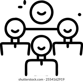 People with Sparkling Office Equipment and Happy Smiles concept as A group of people using sparkling office equipment with happy smiles set against a whimsical background offering
