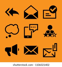 people, speech, message, 3d, scream and happiness icon vector set. Flat vector design with filled icons. Designed for web and software interfaces
