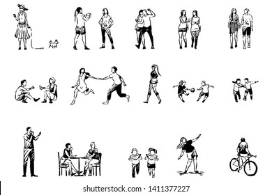 Couple Sketch Images Stock Photos Vectors Shutterstock