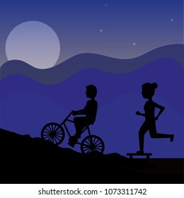 people sport activity