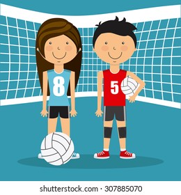 people sport design, vector illustration eps10 graphic 