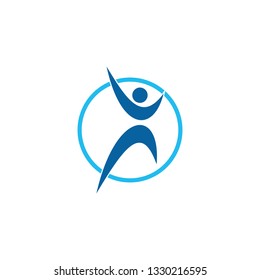 People Sport Gym Icon Template Logo