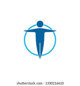 People Sport Gym Icon Template Logo
