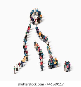 people sports golf vector