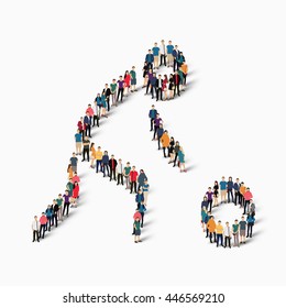 people sports gymnastics vector