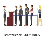 people standing in a row