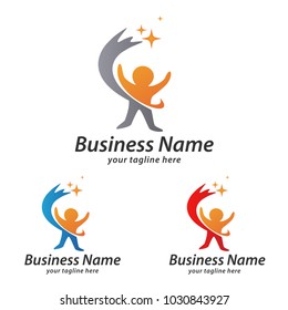 People Star Logo Set