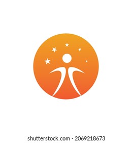 Logo de la estrella del pueblo e imágenes vectoriales